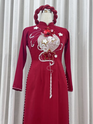 Áo Dài Cưới Cô Dâu Nguyệt Viên CD01 1