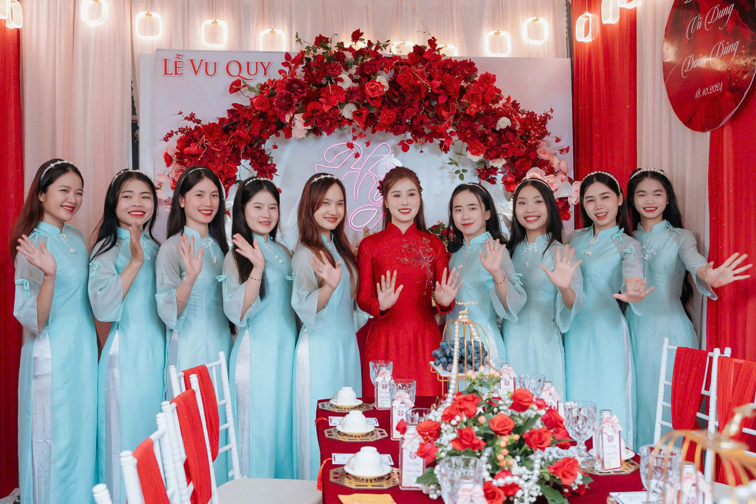 Áo Dài Cưới Thím Ba bán và cho thuê áo dài cưới, áo dài bưng quả, áo dài bà sui tại tphcm