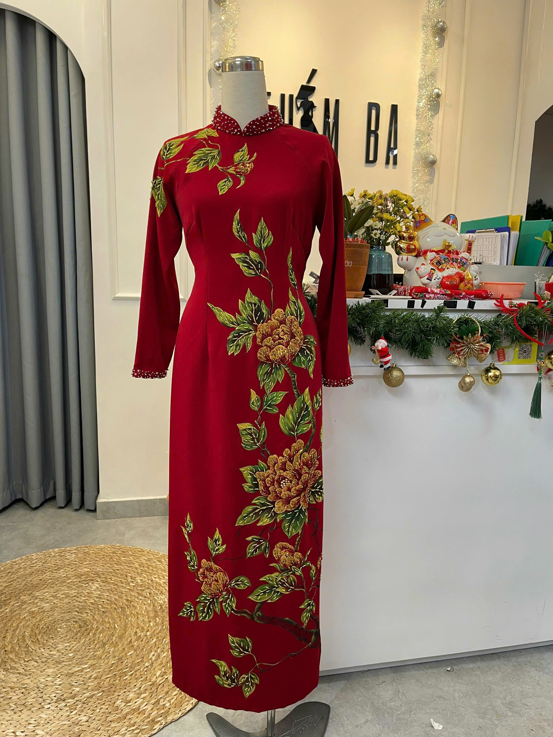 Áo Dài Thím Ba bán và cho thuê áo dài bà sui, áo dài cưới, áo dài bưng quả