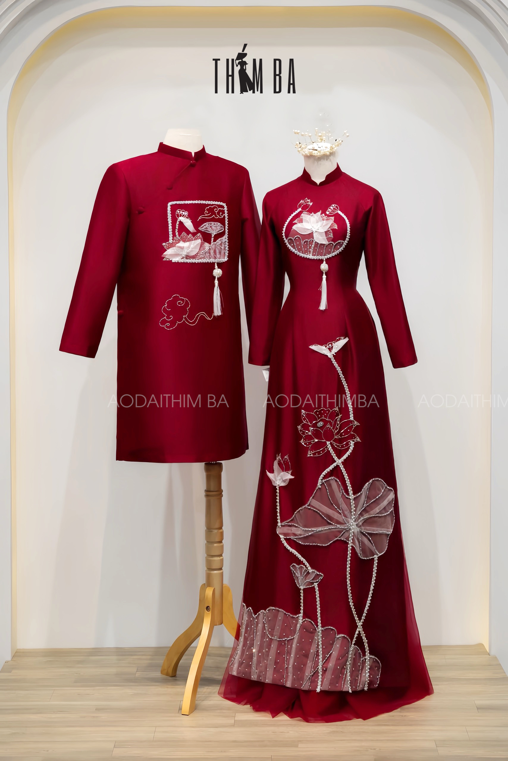 Áo dài cưới Nguyệt Liên