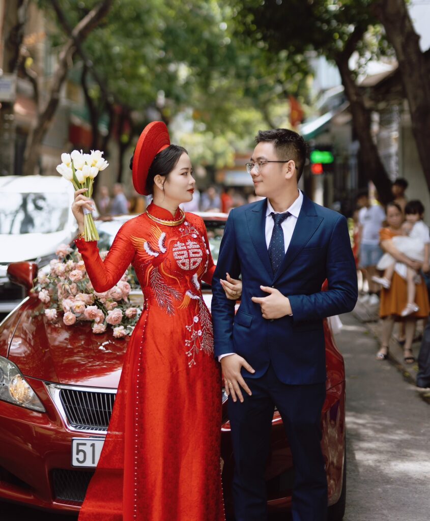 Áo Dài Cưới Phượng Hỷ