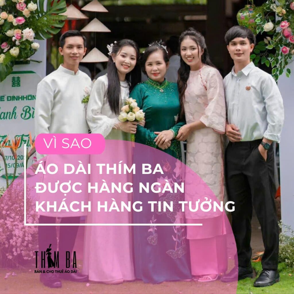 Review từ hàng ngàn khách hàng đã lựa chọn Áo Dài Thím Ba
