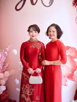 Áo Dài Bà Sui Kết Sen